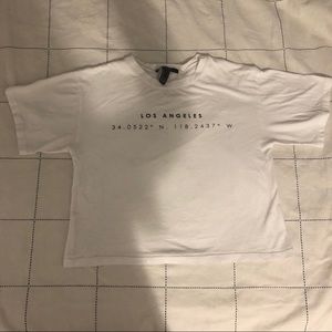 F21 Los Angelos coordinate shirt